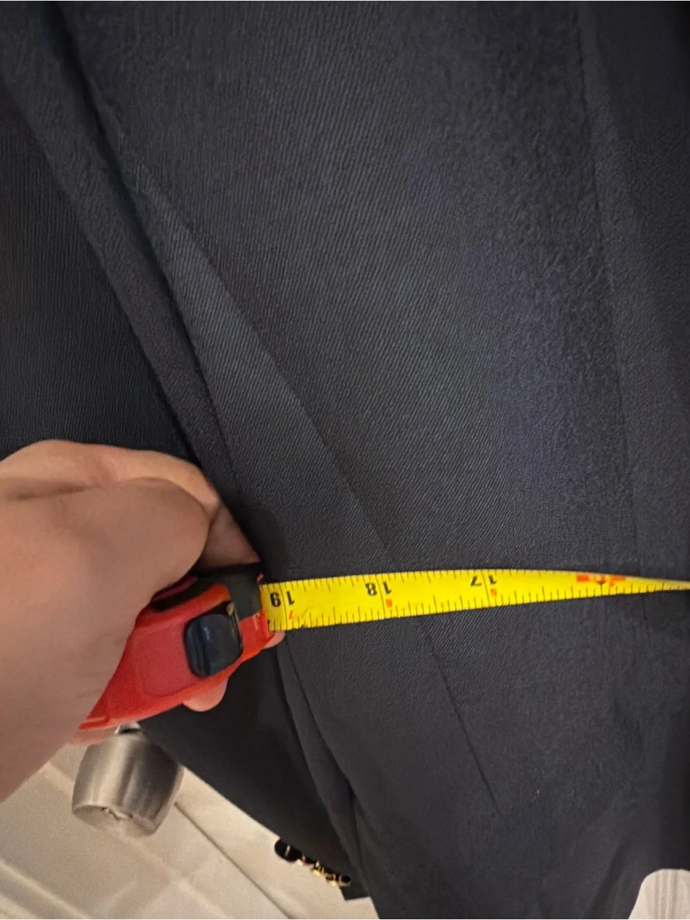 Hart Schaffner Marx Dark Navy Blazer with Gold Buttons